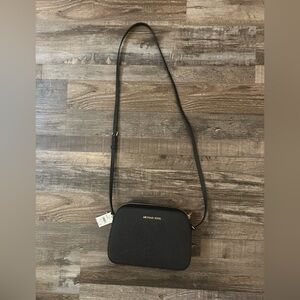 Michael Kors Black Leather Crossbody